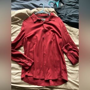 Calvin Klein Large button up long sleeve shirt